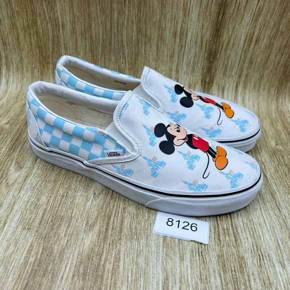 Vans x Disney Slip On Womens 9.5 Mickey Mouse Walt Disney World 50th Anniversary - Picture 10 of 10